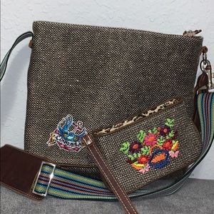 Consuela Crossbody and Matching Wristlet